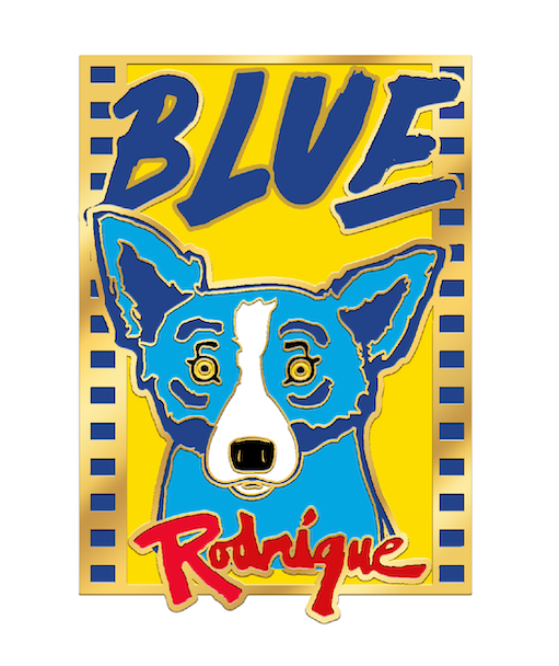 BLUE: The Life & Art of George Rodrigue - Official Blue Dog Lapel Pin