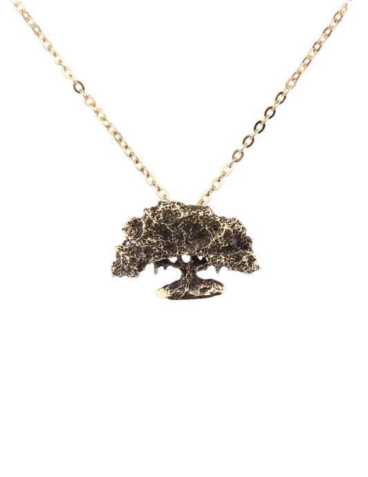 Oak Tree Pendant with Chain - GRFA X Reagan Charleston Collection