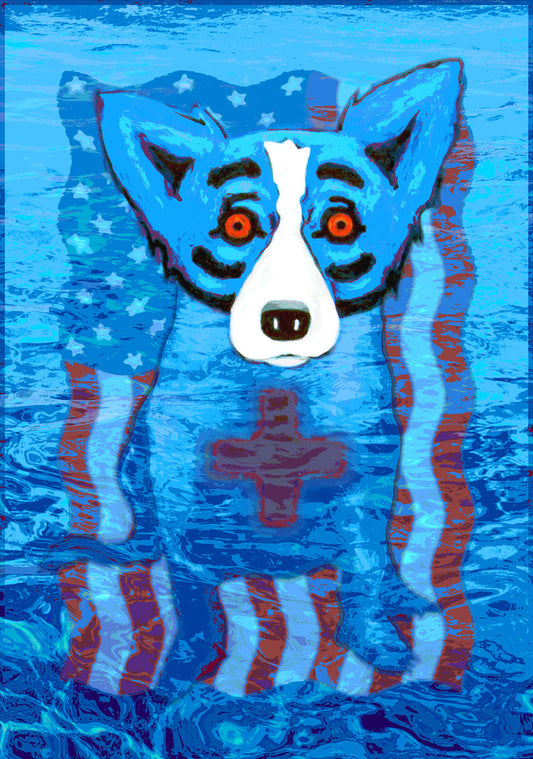RAFFLE  "We Will Rise Again" Signed Silkscreen Print by George Rodrigue